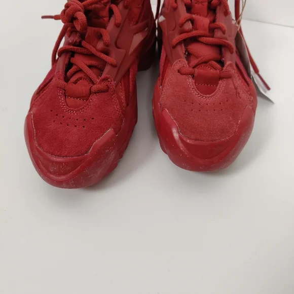 Reebok Women's Cardi B Club C V2 Red Sneaker Shoes Size 5 NEW Chunky - Picture 6 of 8